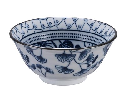 Japanse Porseleinen Kom - Tokyo Design Studio - Flora Japonica - 500ml - 14.8 x 7cm