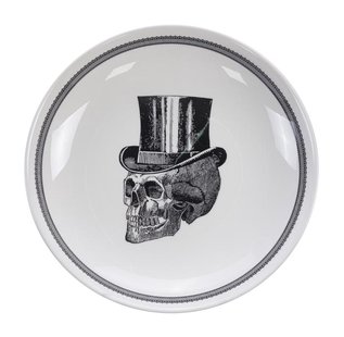 Keramische kom - Skull Design - Royal Stafford - 1000ml - 24,5 x 3,5cm