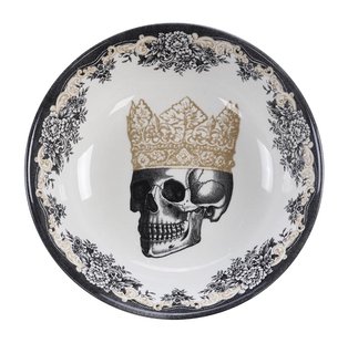 Keramische Kom met Schedelontwerp - Royal Stafford Skull Collectie - 700ml 19x5cm