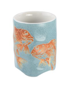 Keramische Sushi Tai Mok - Maritiem Design - 8 x 10 cm