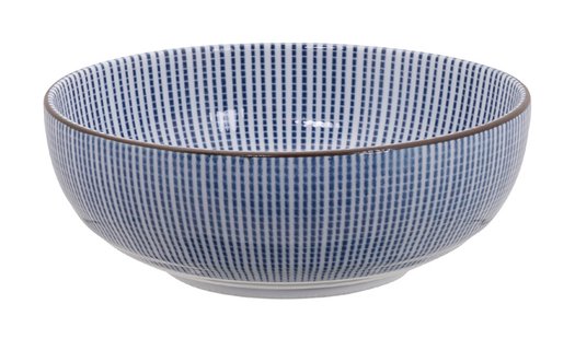 Japanse porseleinen kom - Sendan Tokusa - 600ml - 15 x 5.5cm