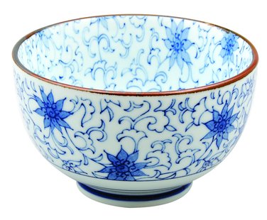 Blauw/Wit Porseleinen Kom - Mixed Bowls - 12.7 x 7.5cm