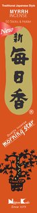 Japanse Wierook Set - Myrrh Morningstar - 50 Stokjes met Houder