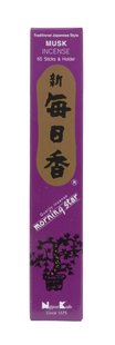 Japanse Musk Wierook Morningstar - Nippon Kodo - 50 Stokjes