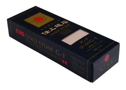 Slijpsteen voor Japanse messen - King Gold Stone G-1 - 21 x 7,3 x 2,2cm