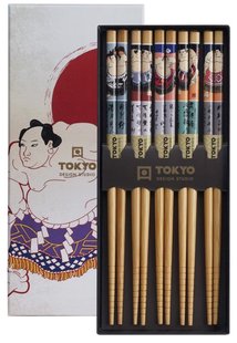 Chopsticks Set - Tokyo Design Studio - Sumo's - 5 paar