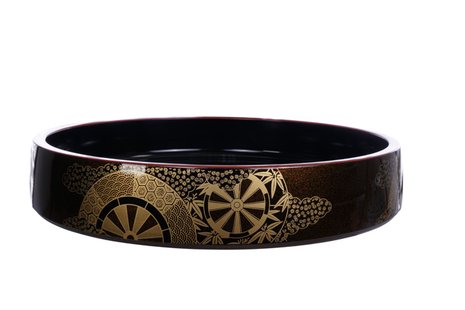 Zwarte Sushi Oke Kaza - Lacquerware - 37 x 6cm