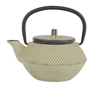 Grijsgroene Gietijzeren Theepot - 350ml - 13.5 x 11.5 x 8.5cm Grijsgroene Gietijzeren Theepot - 350ml - 13.5 x 11.5 x 8.5cm