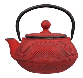 Rode Gietijzeren Theepot - Cast Iron - 600ml