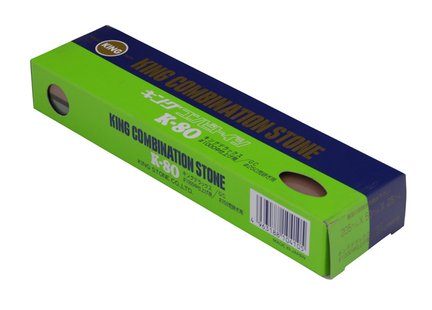 Slijpsteen voor Japanse messen - KING COMBINATION STONE - 20.5 x 5 x 2.5cm