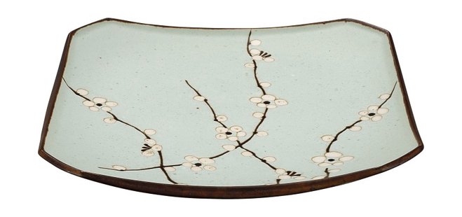 Vierkant Bord - Tokyo Design Studio - Soshun - Mintgroen - 19x19cm