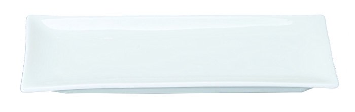 Wit Rechthoekig Bord - White Series - 26 x 11 cm