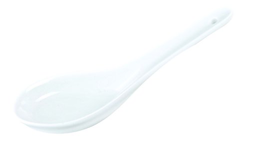Witte Keramische Lepel - White Series - 13.5 x 4 cm