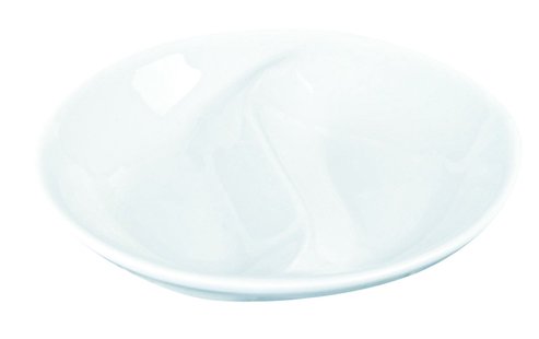 Wit Keramisch Saus Bord - White Series - 9.5cm