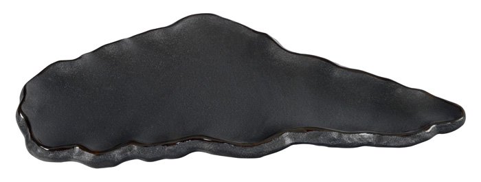 Zwart Bord Cloud - Tajimi - Porselein - 44 x 21 x 5cm