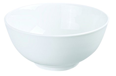 Witte aardewerk kom - White Series - 21 x 9.8 cm