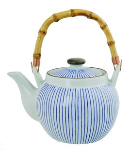 Blauw/Witte Theepot - Sendan Tokusa - 1000ml - 19.5 x 13.5 x 12.5cm Blauw/Witte Theepot - Sendan Tokusa - 1000ml - 19.5 x 13.5 x 12.5cm