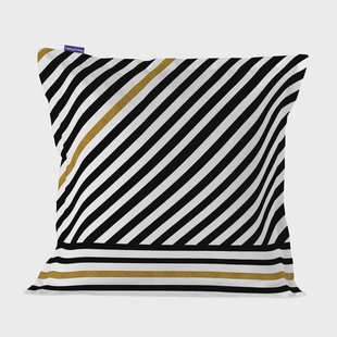 Kussenhoes Golden Dots | Blanc