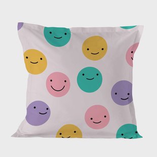 Kussensloop Funny Faces | Aware
