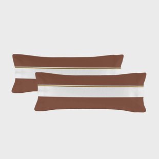 Set van 2 kussenslopen Golden Lands | Blanc