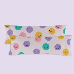 Set van 2 kussenslopen Funny Faces | Aware