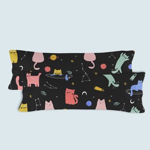 Set van 2 kussenslopen Cosmic Cats | Aware