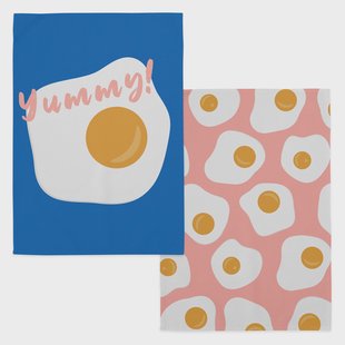 Set van 2 theedoeken Yummy | Aware