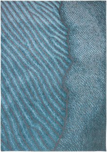 Louis de Poortere - 9132 Waves Shores Blue Nile - 140x200 cm Vloerkleed