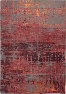Louis de Poortere - 9125 Atlantic Streaks Nassau Red - 80x150 cm Vloerkleed