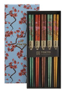 Chopsticks Set - Tokyo Design Studio - Sakura - 5 Paar