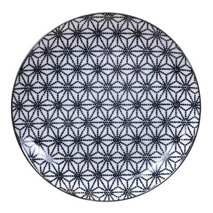 Dinerbord Nippon Black - Tokyo Design Studio - Sterrenpatroon - 25.7 x 3 cm