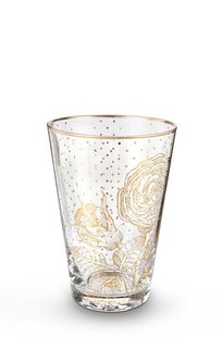 Pip Studio Royal longdrinkglas Golden Flower