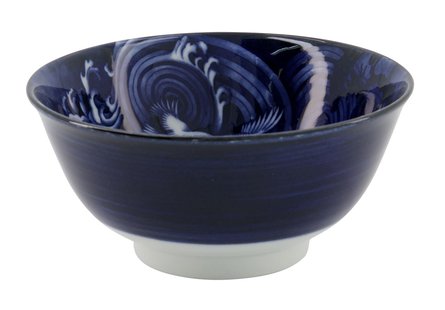 Japanse porseleinen kom - Tokyo Design Studio - Japonism Crane - 500ml - 14.7x6.9cm