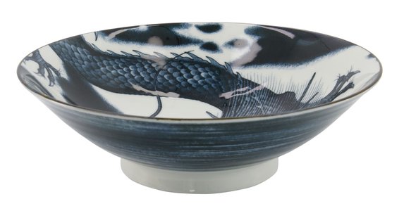 Japanse porseleinen kom - Japonism Dragon - Tokyo Design Studio - 1600ml - 25.2x7.7cm