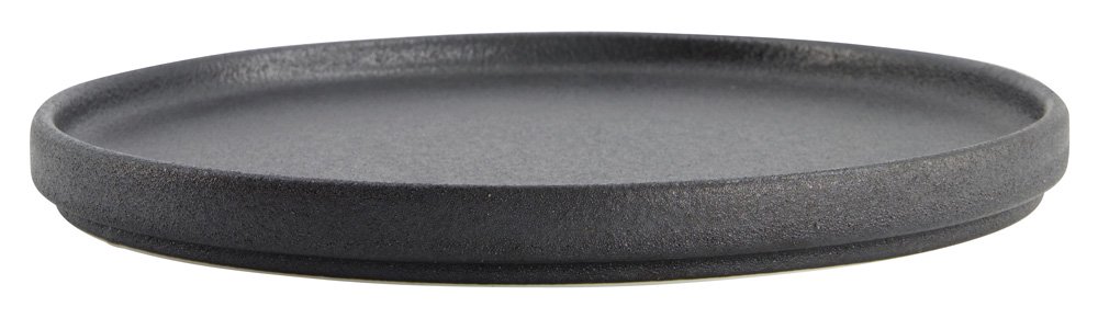 Rond bord matzwart - Tokyo Design Studio - Yuzu Black - 23.9x2.2cm
