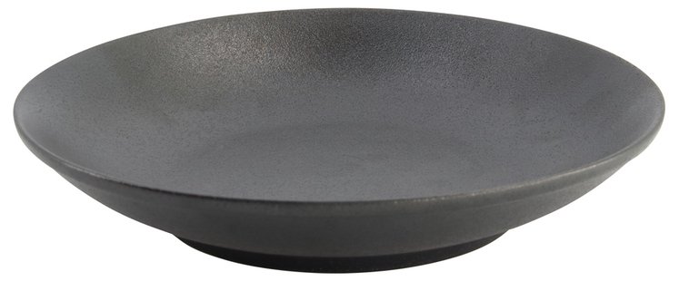 Diep Bord Zwart Keramiek - Tokyo Design Studio Yuzu Black - 25.2x4.7cm