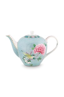 Pip Studio Blushing Birds Theepot Groot Blauw Pip Studio Blushing Birds Theepot Groot Blauw