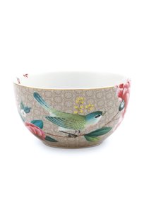 Pip Studio Blushing Birds Kom Khaki 12 cm