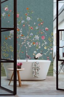 Pip Studio Good Morning Wallpower Donkerblauw