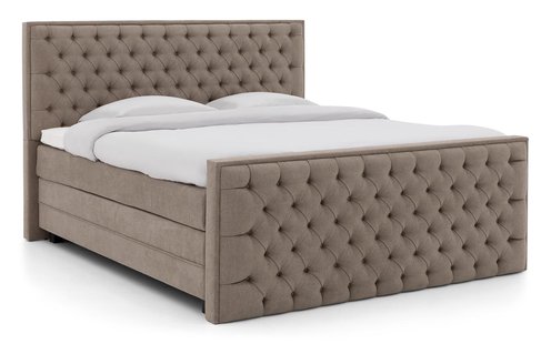 Goossens Excellent Boxspring Nomade Archipel incl. voetbord