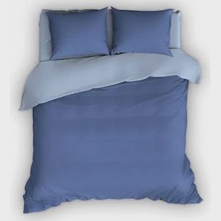 Flanellen Dekbedovertrek Comtesse Jeans|Lichtblauw-240 x 200|220 cm