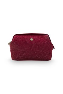 Pip Studio Toilettas Buidel Extra Groot Velvet Quiltey Days Rood