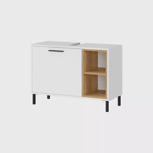 Wastafelkast Borba Eiken Wit