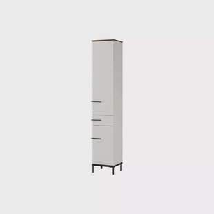 Badkamer kolomkast Serpa Kasjmier Walnoot 190 cm