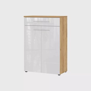 Schoenenkast Elvas Eiken Wit