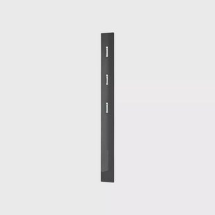 Kapstokpaneel Colori Hoogglans Grafiet