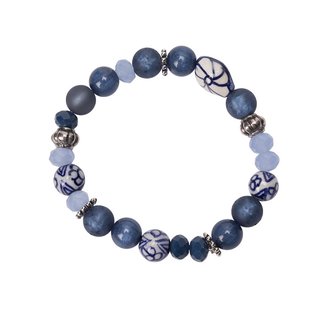 Armband Blauwe parel
