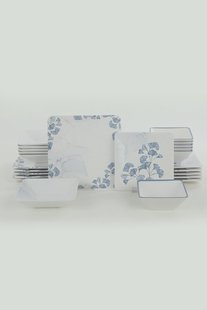 24-delige vierkante serviesset Blossom | Hermia