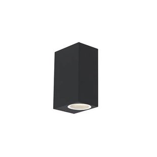 QAZQA Moderne wandlamp zwart 2-lichts IP44 - Baleno QAZQA Moderne wandlamp zwart 2-lichts IP44 - Baleno