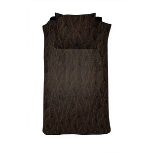 Damai Bellezza - Dekbedovertrek - Satijn - 140x200|220 cm - Off Black